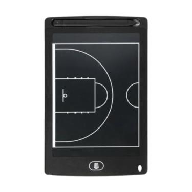 Imagem de Deevoka Placa eletrônica de treinamento de basquete LCD Screen escrevendo treinamento apagável reutilizável com função de bloqueio com caneta, 8.5inch