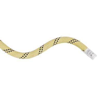 Imagem de 9/10,5mm de corda estática aramid de alta temperatura resistente ao desgaste, corda de queda de velocidade retardadora de chamas ao ar livre, a tensão de quebra é de 1800/2800 kg, amarelo, 1