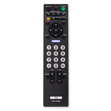 Imagem de Allimity Controle remoto substituído RM-YD028 adequado para Sony Bravia TV KDL-46S504 KDL55V5100 KDL-55V5100 KDL-52VL150 KDL-22L5000 KDL-37L5000 KDL-52VE5 KDL-46VE5 KDL-40XBR9 KDL-40XBR9 KDL-47L5000
