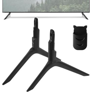 Imagem de Suporte de TV para substituição de pernas de TV Samsung para UN50TU7000FXZA UN50TU700DFXZA UN55TU7000FXZA UN55TU700DFXZA UN58TU7000FXZA UN58TU700DFXZA Base para TV Samsung com suporte remoto