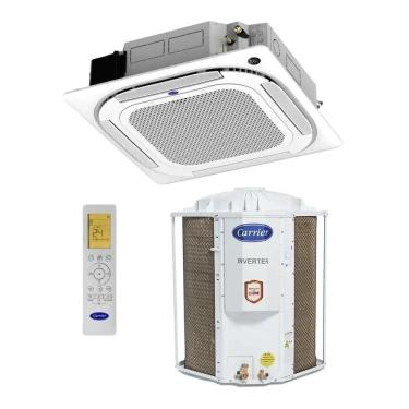 Imagem de Ar Condicionado Split Carrier Cassete 4 Vias Inverter 36.000 BTU/h Frio Monofásico Branco 40KVQD36C5 - 220V