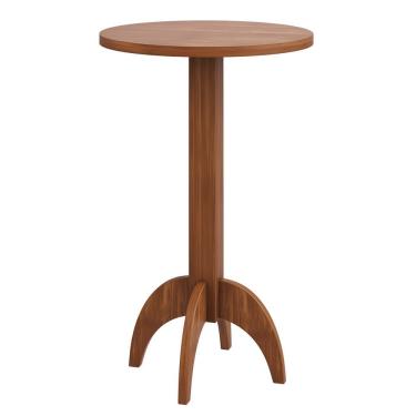 Imagem de Mesa Decorativa Bistrô Dionísio 65x65 Redondo Imbuia