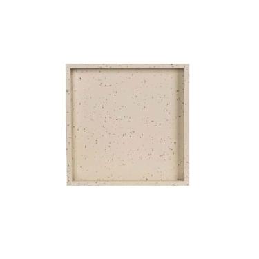 Imagem de Prato de Flores Bandejas de gotejamento de resina sintética para plantas domésticas, com motivos de pontos, pires para vasos de flores para sala de estar e varanda Vaso(Beige,XX-Large)