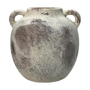 Imagem de Wswqop Vaso de cerâmica para flores vaso decorativo para plantas internas mesa de casa, Marrom, Tamanho real