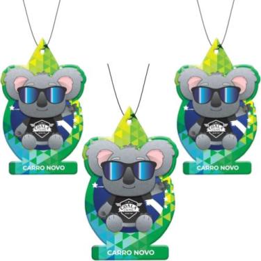 Imagem de Kit 3 Unidades Odorizante Auto Folhinha 10g Carro Novo Coala