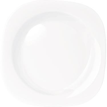 Imagem de Kit 6 Pratos de Vidro Sobremesa Quadrado 19cm Plaza Opaline Duralex