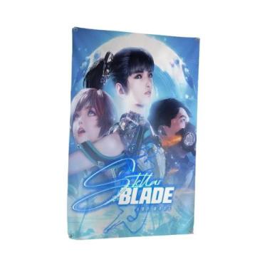 Imagem de Jogo De Ficção Científica Stellar Blade Bandeira De Desenho Animado Ar
