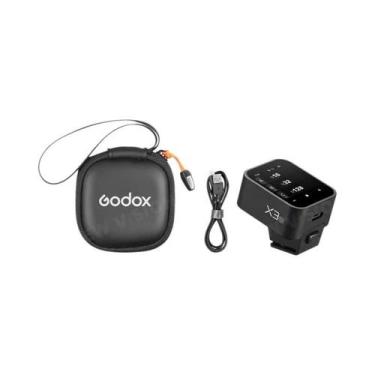 Imagem de Disparador De Flash Sem Fio Godox X3 TTL HSS 2.4G OLED Com Tela Sensív