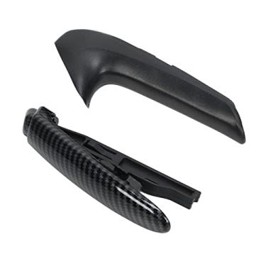 Imagem de aqxreight Grips de Handbrake Manuseie o Protetor de Manga de Estacionamento Com Design de Fibra de Carbono para 2006 2007 2008 2009 2010 2011 2011