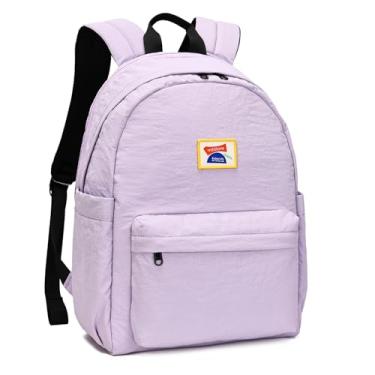 Imagem de willikiva Mochila infantil para escola meninos meninas adolescentes mochila impermeável jardim de infância pré-escola escola primária bolsa de viagem crianças (roxo, médio)