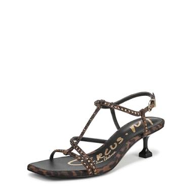 Imagem de Circus NY by Sam Edelman Sandália feminina de salto Jaida, Preto/Cognac Glitz, 40