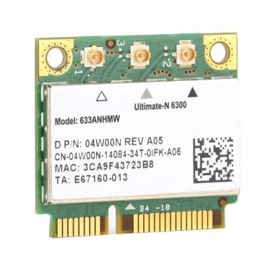 Imagem de Yunseity 6300 WiFi Card para Banda Dupla 2.4/5GHz 450Mbps Mini PCI E Porta, Forte Faixa E Velocidade, Melhor para Streaming, Gaming, Negócios Com Tecnologia Connect, Exibição Sem Fio