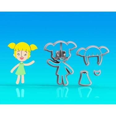 Imagem de Cortador Mundo Bita Lila Modular Tamanho 7cm