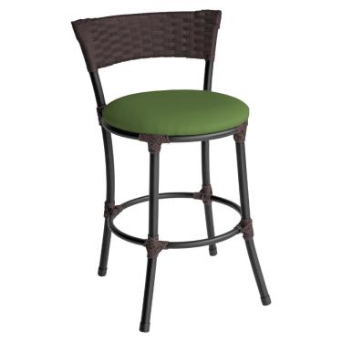 Imagem de Banqueta Baixa Pisa Estofada para Balcão Baixo Gourmet