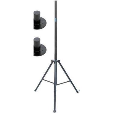 Imagem de Kit 2 Tripés Para Caixa Passiva Ativa Com Chapéu Ask Cxm