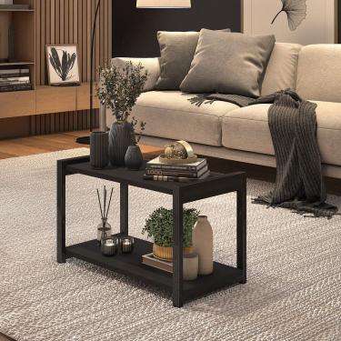 Imagem de Mesa De Centro Isis Retangular Para Sala Estilo Industrial