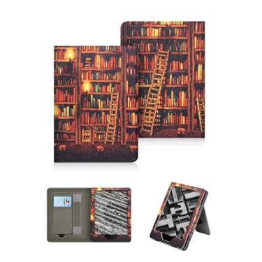 Imagem de GUKSRASO Capa para 6" Kindle Paperwhite 5ª/6ª/7ª Geração (2012-2015) - Suporte Dobrável com Função de Despertar/Repouso Automático (Modelo: EY21/DP75SDI)