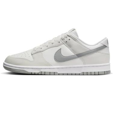 Imagem de Nike Tênis masculino retrô Dunk Low, Summit Branco Claro Cinza Fumê Platinum Tint, 38