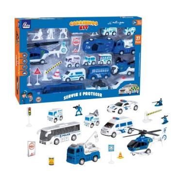 Imagem de Brinquedo Infantil Kit Carrinhos Polícia G Fenix - CKT-471PL - Fenix B