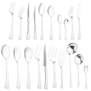 Imagem de Faqueiro Berna com 130 Peças em Aço Inox com Caixa Litografada - Wolff