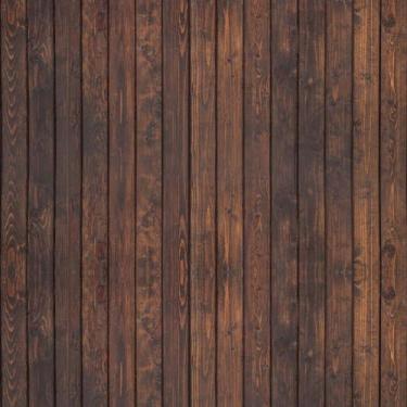 Imagem de Papel De Parede Ripas Marrom Escuro Envelhecido Sala 2.5m - DELIQUADRO