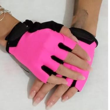 Imagem de Luva De Academia Treino Fitness E Ciclismo (Rosa,P)