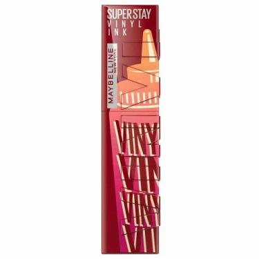 Imagem de Batom Líquido Maybelline SupersStay Vinyl Ink Sauce 45g, 195 Barbecue