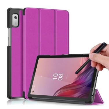 Imagem de Capinha Magnética Para Tablet Lenovo Tab M9 Tb310Xu + Caneta
