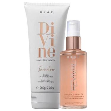 Imagem de Kit leave in ten in one 200g + óleo gorgeous 60ml - Braé