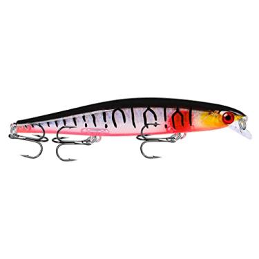 Imagem de ZZTWER 1 iscas de pesca Minnow 11 cm 13 g isca flutuante de robalo artificial duro wobbler topwater barulhento Crankbait equipamento de pesca