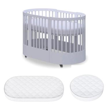 Imagem de Berço 3 em 1 Progressivo com Colchões Inclusos Wave Divicar CR40123