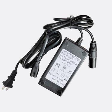 Imagem de Carregador de bateria de chumbo ácido de 24 V com interface XLR de 3 pinos, adaptador de carregamento rápido inteligente, adequado para pilhas de chumbo ácido de 2 séries com desligamento automático