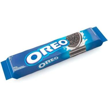 Imagem de Kit c/ 2 Biscoito Oreo Chocolate Recheio Baunilha 90g