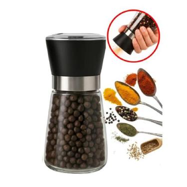 Imagem de Moedor Manual de Pimenta e Sal em Aço Inox Gourmet - WBCOM