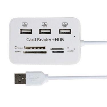Imagem de Tipo de leitor de cartão Hub USB 3.0 Combo USB Splitter High Speed C -