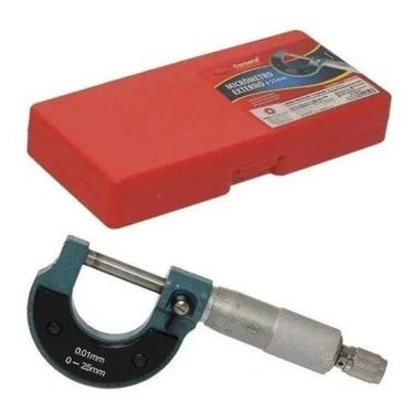 Imagem de 2X Micrometro Externo Analógico 0-25 Mm Profissional Corneta