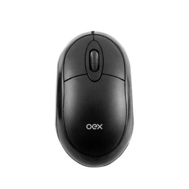 Imagem de Mouse Simples Ms10 Oex Preto Usb Standard Fit office