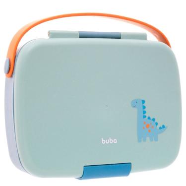 Imagem de Pote Bentô Box Magic para Lanches Quente Frio 1200ml Talheres em Aço Inoxidável Buba