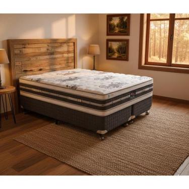 Imagem de Cama Box Queen Castor Silver Star Air Double Face Tecnopedic 158x198x6