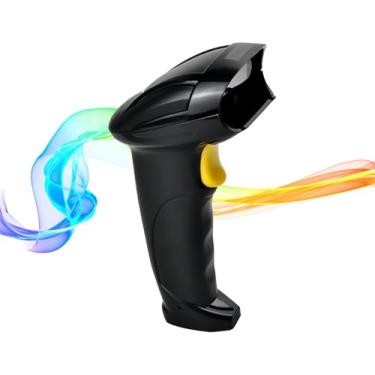 Imagem de Leitor de Código de Barras Manual com Fio, Leitor Portátil USB 1D