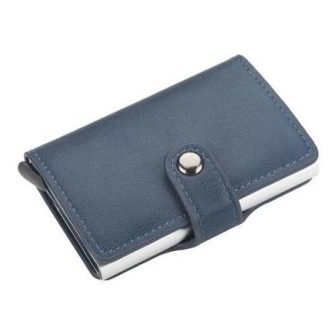 Imagem de Carteira Porta Cartões Pop Up Material Sintético Antifurto Slim - DTal