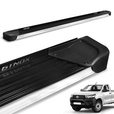 Imagem de Estribo Lateral Hilux CS 2016 a 2025 Alumínio Preto A4