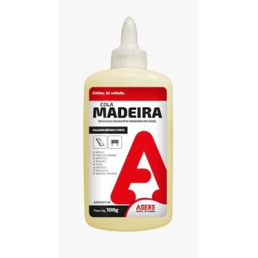 Imagem de Cola para madeira pva bege adere 100gr