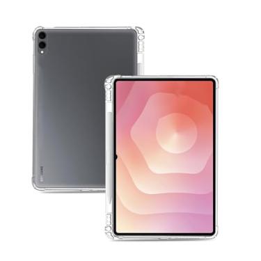 Imagem de Capa para tablet Samsung Galaxy Tab S11 Ultra de 14,6 polegadas, capa de proteção para tablet NOUKAJU com compartimento para caneta, TPU flexível ultra transparente, capa de proteção para Samsung