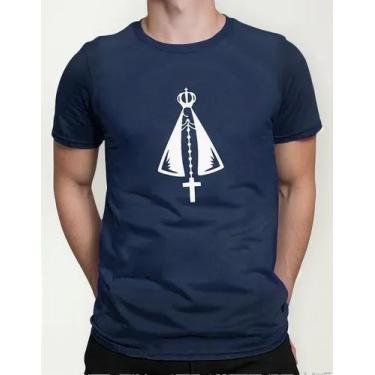 Imagem de Camisa Camiseta Adulto Masculina Feminina Algodão Nossa Senhora Aparec
