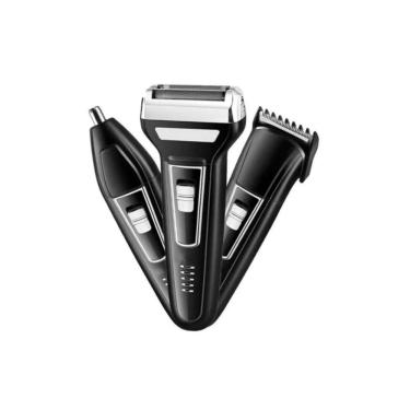 Imagem de Máquina de barbear 3 em 1, aparador de pelos nasais e máquina de cortar barba