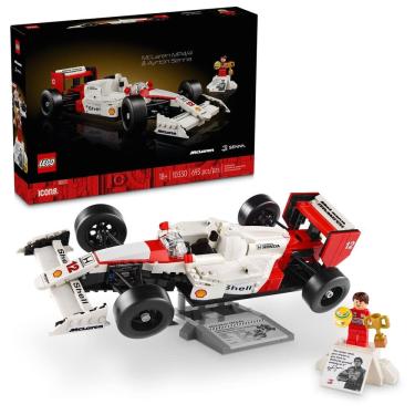 Imagem de Conjunto de construção LEGO Icons McLaren MP4/4 e Ayrton Senna