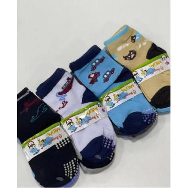 Imagem de Meias infantis com 12 pares. estampas sortidas - CATARINA MEIAS, Femin