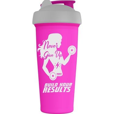 Imagem de Coqueteleira Shaker 1 Dose Academia Rosa 600 Ml - Profit-Unissex