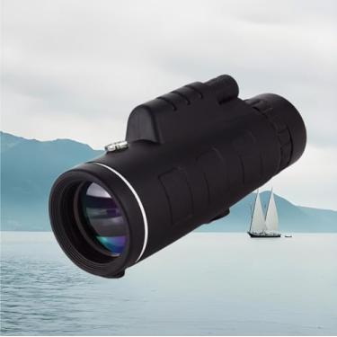 Imagem de Monóculo com telescópio de bússola, lentes totalmente revestidas, à prova d'água, à prova de neblina, atividades ao ar livre, caminhadas, shows, viagens